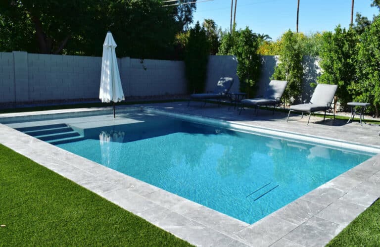 Renovated pool